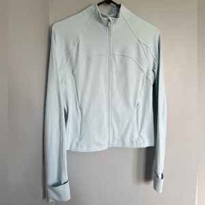 Lululemon cropped define jacket - powder blue
